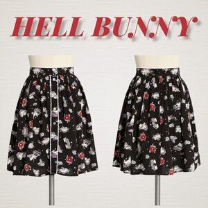 NWT HELL BUNNY Space Rainbows Unicorn Mini Skirt 2X